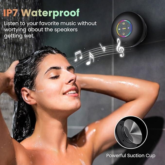 Waterproof Bluetooth Speaker with large suction cup