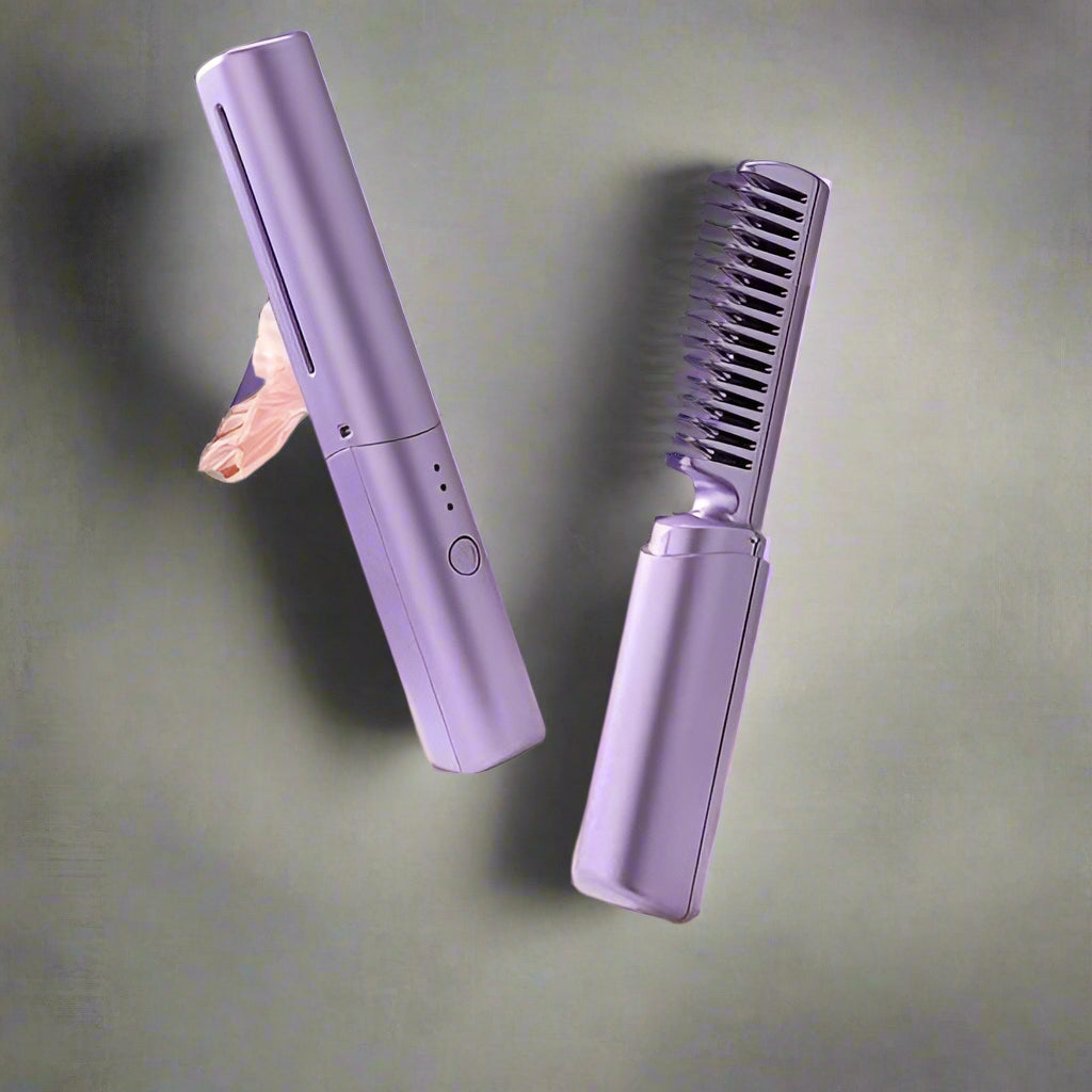 Rechargeable Hot Comb Hair Straightener