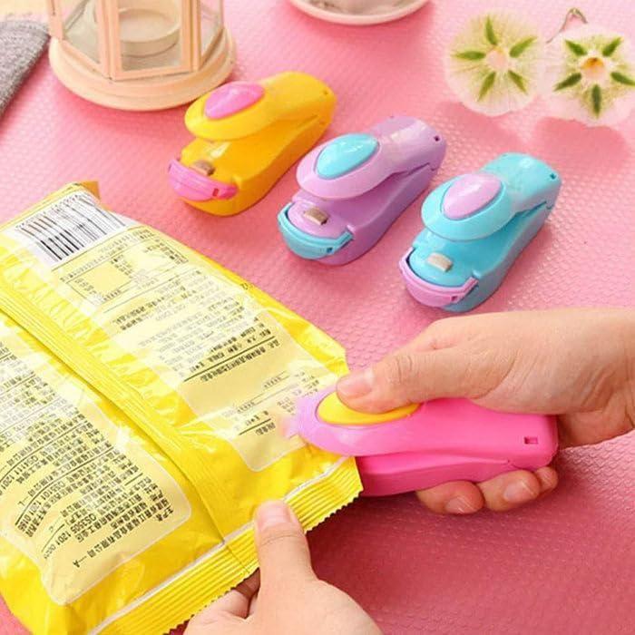 Portable Mini Sealing Machine Handheld Packet Sealer for Food, Snacks, Chips, Fresh Storage, Plastic Bag Sealing Machine